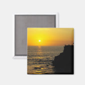 Aimant beau coucher de soleil sur Bali île (Recto/Verso)