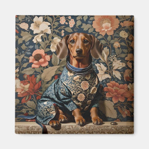Aimant Beau Dachshund Brown   Portrait Dachshund