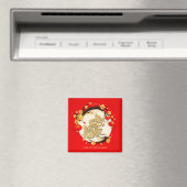 Aimant Beau Dragon chinois Nouvel An 2024 SqM (In Situ (Lave-vaisselle))