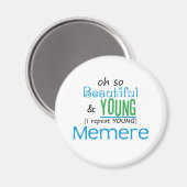 Aimant Beau et jeune mémé (Recto/Verso)