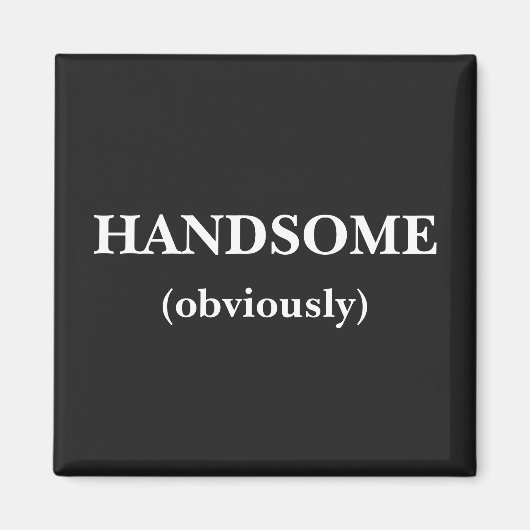 Aimant Beau Évidemment Drôle Citation Disant (Devant)