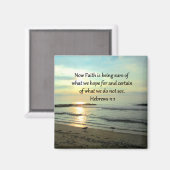 AIMANT BEAU HÉBREUX 11:1 SLEURISME (Recto/Verso)