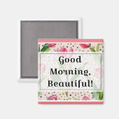 Aimant "beau matin" (Recto/Verso)