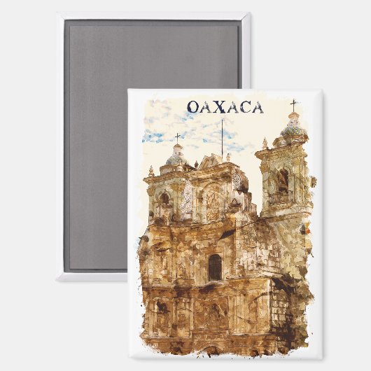 Aimant Beau Oaxaca Mexique Templo de Santo Domingo (Recto/Verso)