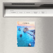 Aimant Beau Paysage Coloré Chypre Côtier (In Situ (Lave-vaisselle))