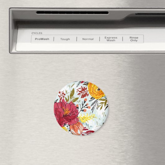 Aimant Beau Rose (In Situ (Lave-vaisselle))