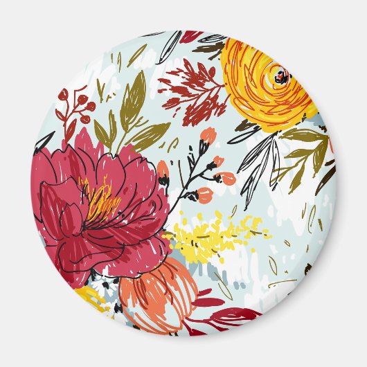 Aimant Beau Rose (Devant)