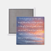 Aimant beau verset de la bible ciel Ephésiens 2:8-10 (Recto/Verso)