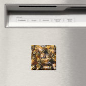 Aimant Beaucoup d'abeilles de miel (In Situ (Lave-vaisselle))