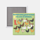 Aimant Beaucoup d'aimant pour poulets (Recto/Verso)