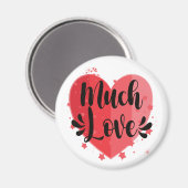 Aimant Beaucoup d'amour, Grand Cœur (Recto/Verso)