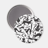 Aimant Beaucoup de chats (Recto/Verso)