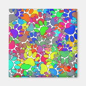 Aimant Beaucoup D'Empreintes de pattes De Chiens Partout (Devant)