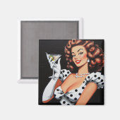 Aimant Beauté Boire la pointe vers le haut (Recto/Verso)