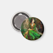 Aimant Beauté en vert (Recto/Verso)