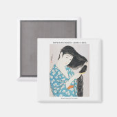 Aimant Beautés des femmes japonaises - Goyō Hashiguchi (Recto/Verso)