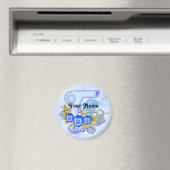 Aimant Beautician Blue Pansy (In Situ (Lave-vaisselle))