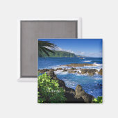 Aimant Beautiful Hawaii (étiqueté) (Recto/Verso)