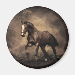 Aimant Beautiful horse throw pillow