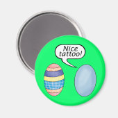 Aimant Beaux oeufs de Pâques de tatouage (Recto/Verso)