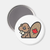 Aimant Beaver canada (Recto/Verso)