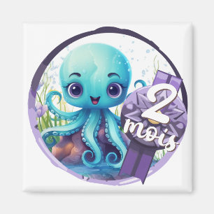 Aimant Bébé - 2 mois aussi