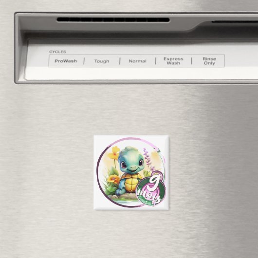 Aimant Bébé - 9 mois aussi (In Situ (Lave-vaisselle))