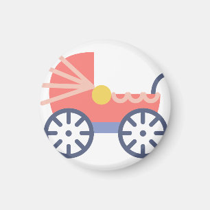 Aimant bébé buggy