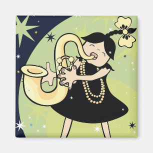 Aimant bébé de jazz