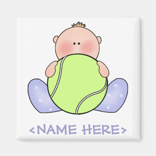 Aimant Bébé de tennis de Lil