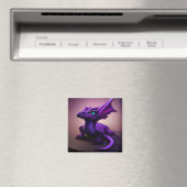 Aimant bébé dragon violet magnet (In Situ (Lave-vaisselle))