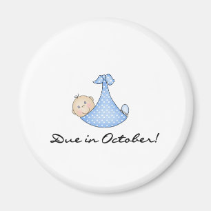Aimant Bébé dû en octobre