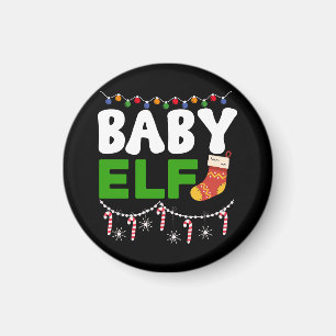 Aimant Bébé Elfe Noël Conception de vacances-84608
