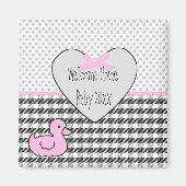 Aimant Bébé fille (Devant)