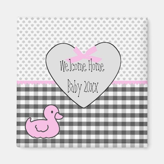 Aimant Bébé fille (Devant)