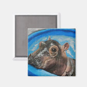 Aimant Bébé Fiona dans la piscine (Recto/Verso)