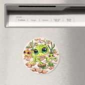 Aimant Bébé Geckos jote personnages de dessin (In Situ (Lave-vaisselle))