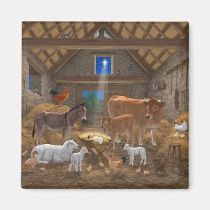 Aimant Bébé Jésus Crèche Sainte Nuit Noël Nativité