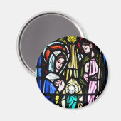 Aimant Bébé Jésus Tissu de l'église St. Michael's (Recto/Verso)