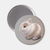 Aimant Bébé Lapin (Recto/Verso)