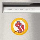 Aimant Bébé mignon Dragon (In Situ (Lave-vaisselle))
