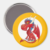Aimant Bébé mignon Dragon (Recto/Verso)