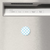 Aimant Bébé pois bleu et blanc (In Situ (Lave-vaisselle))