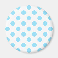 Bébé pois bleu et blanc
