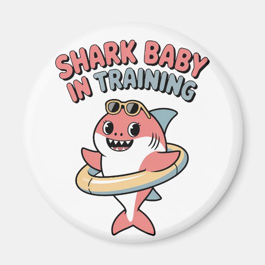 Aimant Bébé Requin en Formation | Enfants (Devant)