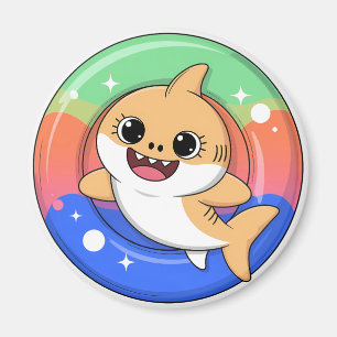 Aimant Bébé Requin Mignon Avec Flotteur Enfants