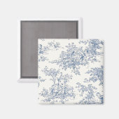 Aimant Bébé Toille Bleue (Recto/Verso)