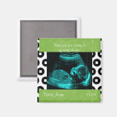 Aimant bébé vert (Recto/Verso)