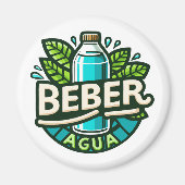 Aimant Beber agua (Devant)