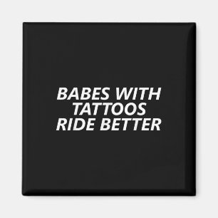 Aimant Bébés Avec Tatouages Ride Meilleur Design